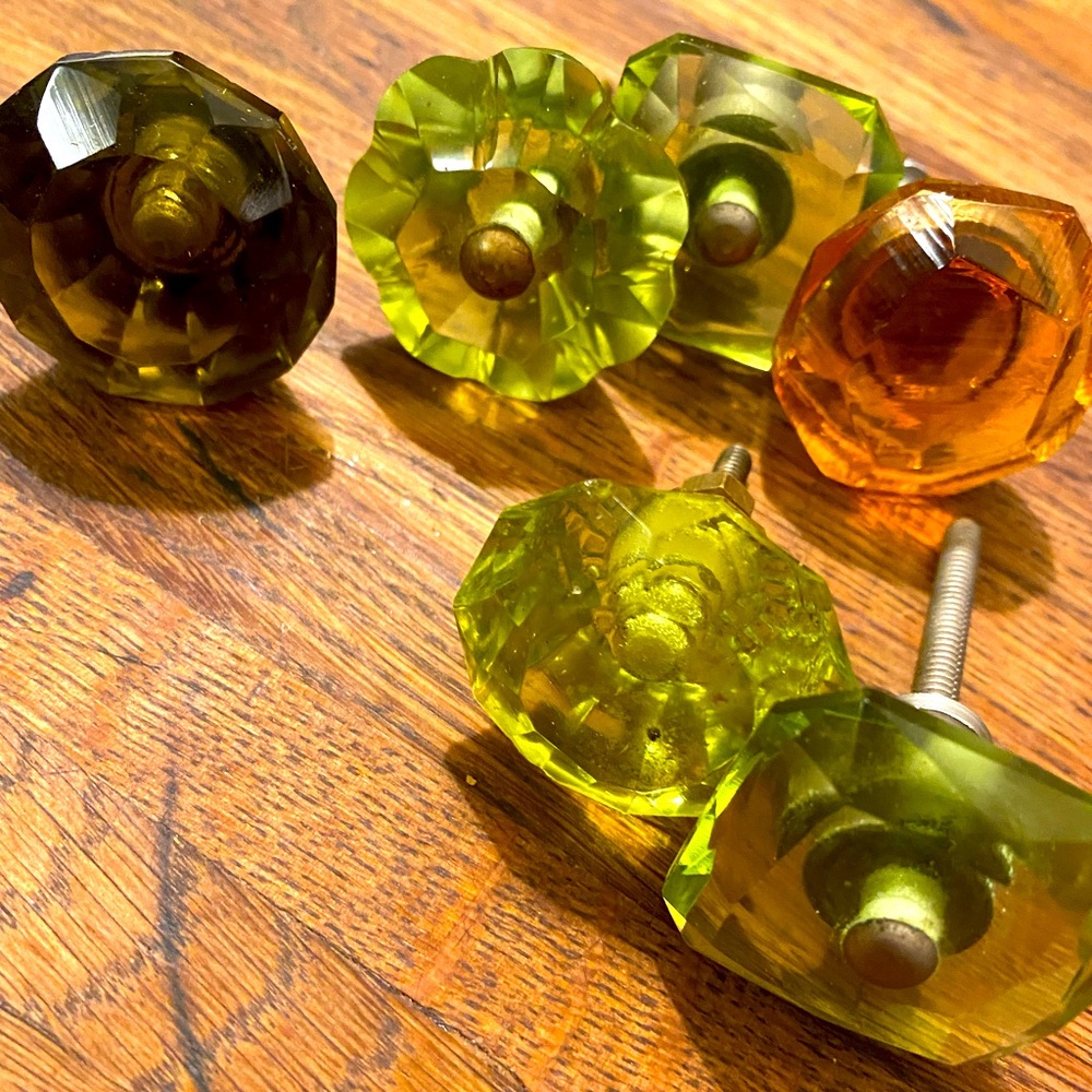 Anthropologie crystal drawer pulls